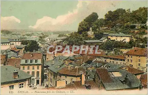 Ansichtskarte AK Epinal Panorama pris du Chateau