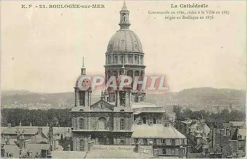 Cartes postales Boulogne sur Mer La Cathedrale
