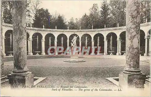 Cartes postales Parc de Versailles Bosquet des Colonnades