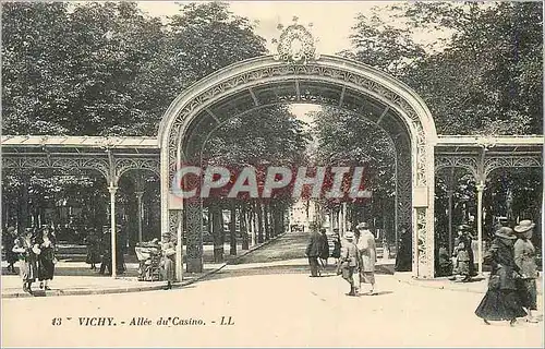 Cartes postales Vichy Allee du Casino