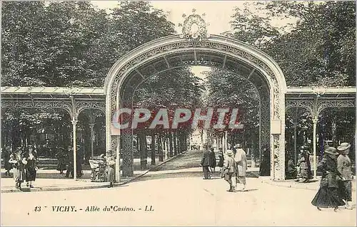 Cartes postales Vichy Allee du Casino