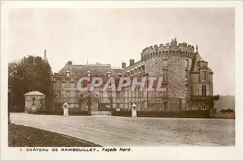 Cartes postales Chateau de Rambouillet Facade Nord
