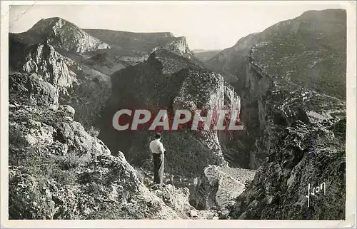 Cartes postales moderne Gorges du Verdon (B A) Entree du Grand Canon et Belvedere du Point Sublime