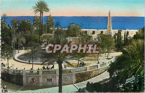 Cartes postales moderne Nice Vue sur les Jardins