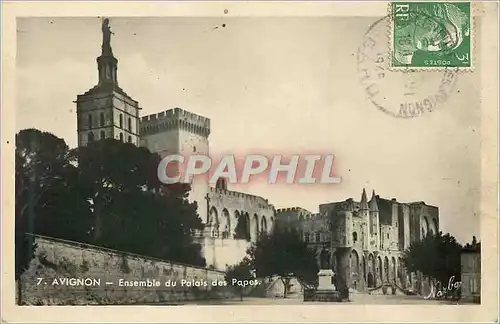 Cartes postales moderne Avignon Ensemble du Palais des Papes