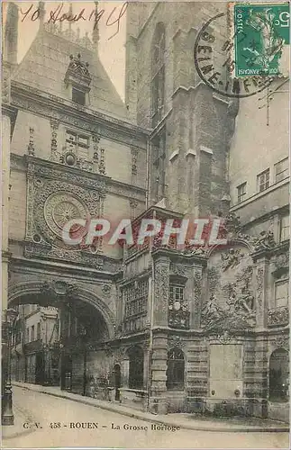 Cartes postales Rouen La Grosse Horloge