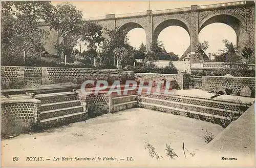 Cartes postales Royat Les Bains Romains et le Viaduc