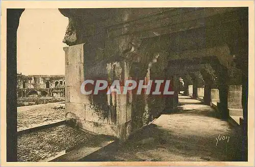 Ansichtskarte AK Nimes (Gard) Les Arenes La Douce France Galerie Monumentale du Ier Etage