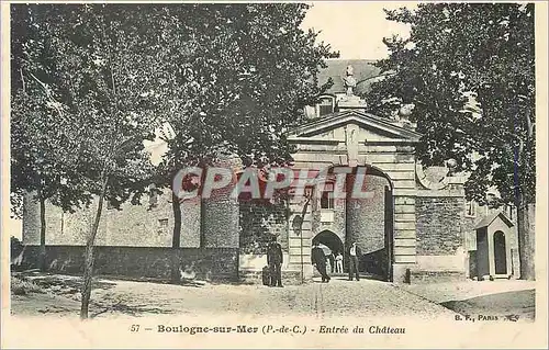 Cartes postales Boulogne sur Mer (P de C) Etntree d uChateau