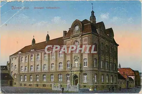 Cartes postales Duren Evangel Volkaschule
