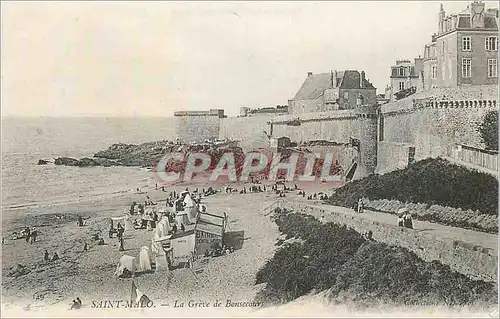 Ansichtskarte AK Saint Malo La Greve de Bonsecours