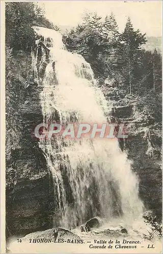 Ansichtskarte AK Thonon les Bains Vallee de la Drance Cascade de Chevenoz