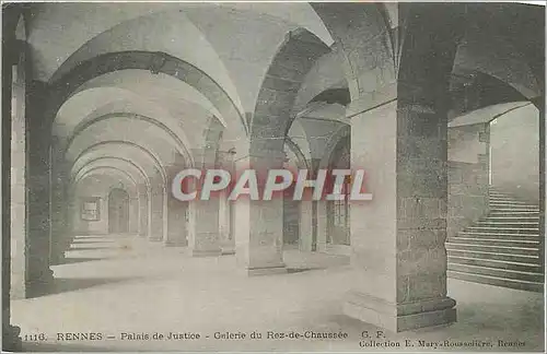 Cartes postales Rennes Palais de Justice Galerie du Rez de Chaussee