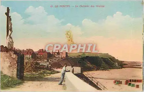 Cartes postales Le Portel Le Calvaire des Marins Christ