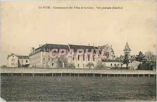 Cartes postales La Puye Communaute des Filles de la Croix Vue Generale (Sud Est)