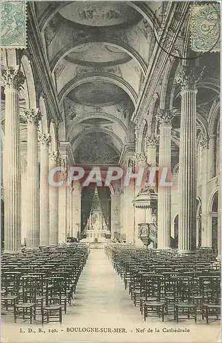 Cartes postales Boulogne sur Mer Nef de la Cathedrale