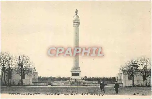 Cartes postales Boulogne sur Mer Colonne de la Grande Armee