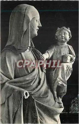 Cartes postales moderne Collegiale d'Ecouis (Eure) Sainte Anne et la Vierge (debut XIVe Siecle)