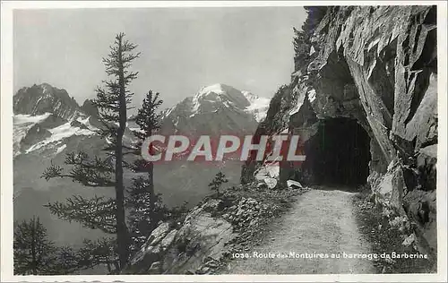 Cartes postales moderne Route des Montuires au Barrage de Barberine