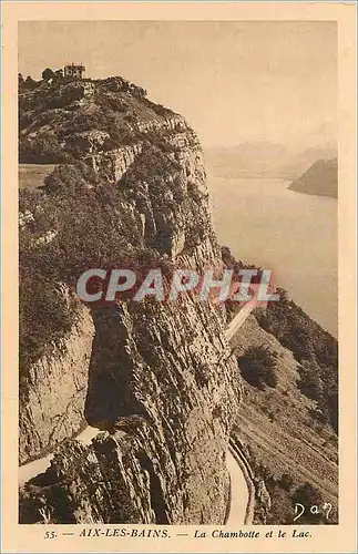 Ansichtskarte AK Aix les Bains La Chambotte et le Lac