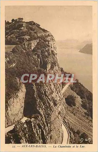 Cartes postales Aix les Bains La Chambotte et le Lac