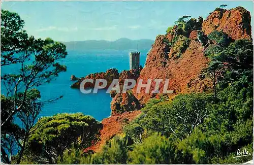 Cartes postales moderne Le Dramont (Var) La Corniche d'Or Entre Agay et Saint Raphael L'Ile d'Or
