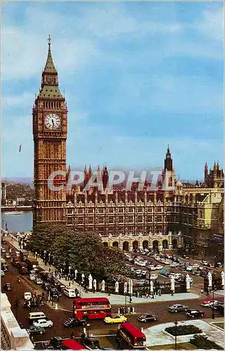 Moderne Karte Big Ben The Houses of Parliament London