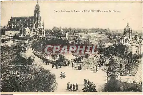 Ansichtskarte AK Environs de Rouen Bonsecours Vue du Plateau