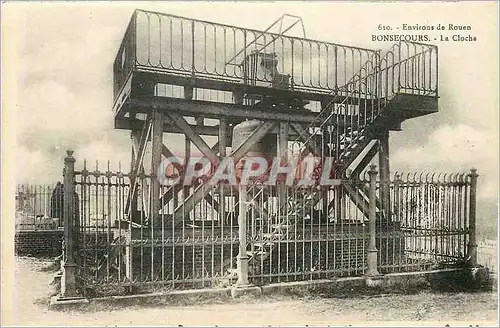 Ansichtskarte AK Environs de Rouen Bonsecours La Cloche