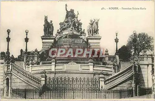 Cartes postales Rouen Fontaine Sainte Marie