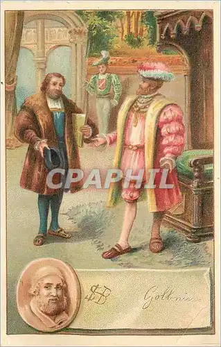 Cartes postales Holbein et Henri VIII