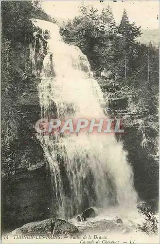 Cartes postales Thonon les Bains Vallee de la Drance Cascade de Chevenoz