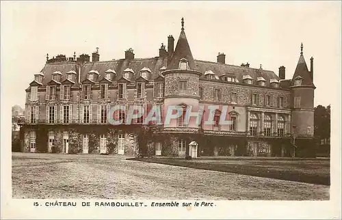 Ansichtskarte AK Chateau de Rambouillet Ensemble sur le Parc