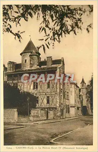 Cartes postales Cahors (Lot) La Maison Henri IV (Monument Historique)