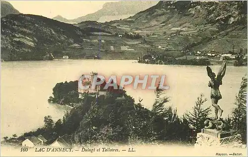 Cartes postales Lac d'Annecy Duingt et Talloires