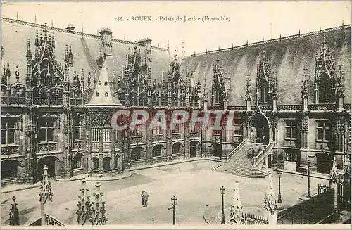 Cartes postales Rouen Palais de Justice (Ensemble)