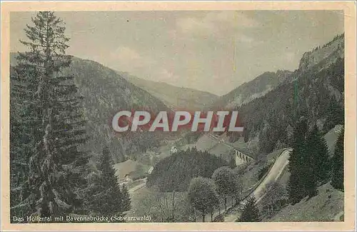 Cartes postales Hollental mit Ravennabrucke (Schwarzwald)