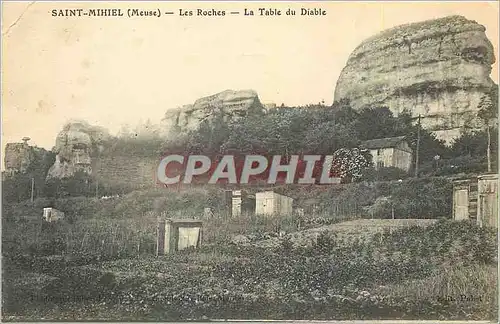 Cartes postales Saint Mihiel (Meuse) Les Roches La Table du Diable