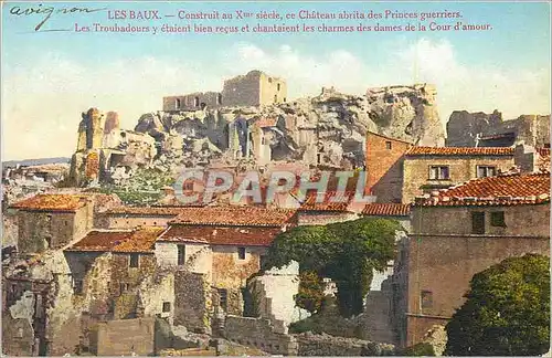 Ansichtskarte AK Les Baux Construit au Xme Siecle Ce Chateau Abrita des Princes Guerriers