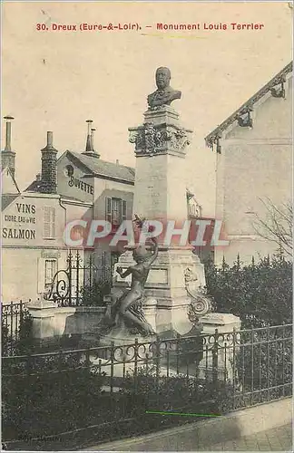 Cartes postales Dreux (Eure et Loir) Monument Louis Terrier