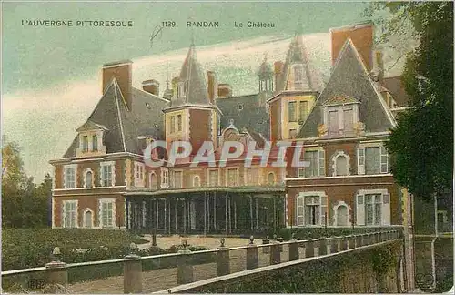 Cartes postales Randan L'Auvergne Pittoresque Le chateau