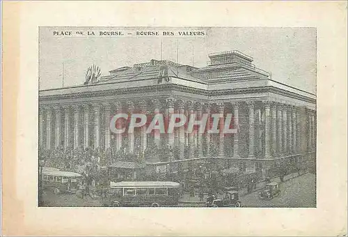 Ansichtskarte AK Paris (2e) Place de la Bourse Bourse des Valeurs