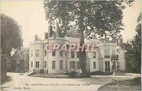 Cartes postales Mantes La Ville Le Chateau de Villiers