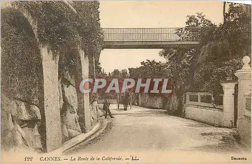 Cartes postales Cannes la Route de la Californie