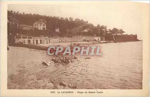 Cartes postales Le Lavandou Plage de Monte Carlo