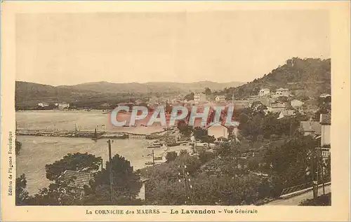 Cartes postales Le Lavandou La Corniche des Maures Vue Generale