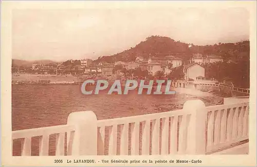 Ansichtskarte AK Le Lavandou Vue Generale prise de la Pointe de Monte Carlo