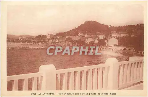 Cartes postales Le Lavandou Vue Generale prise de la Pointe de Monte Carlo
