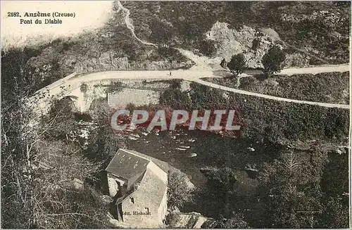 Cartes postales Anzeme (Creuse) Pont du Diable