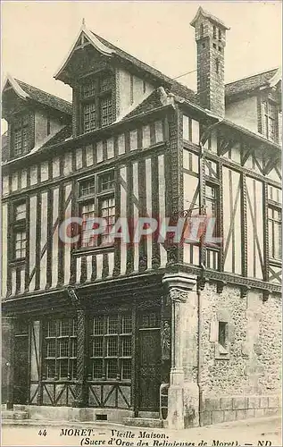 Cartes postales Moret Vieille Maison (Sucre d'Orge des Religieueuses de Moret)